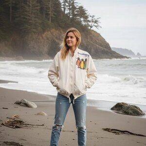 Vintage Cotton Lightweight Ecuador Ladies Jacket